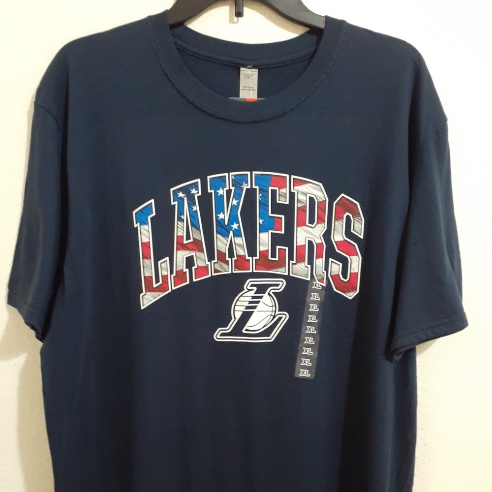 LA Lakers Banner Wave T-Shirt - Fanatics / NBA Brand - Size XL NWT